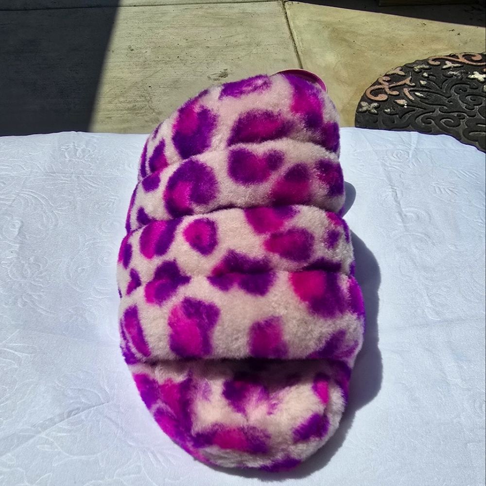 Ugg Fluff Yeah Slide Leopard